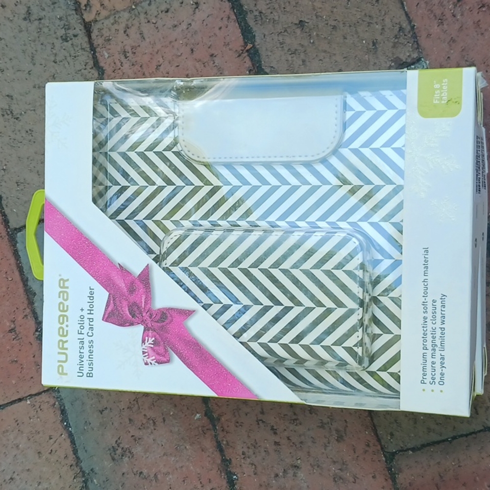 Tablet case and business card holder